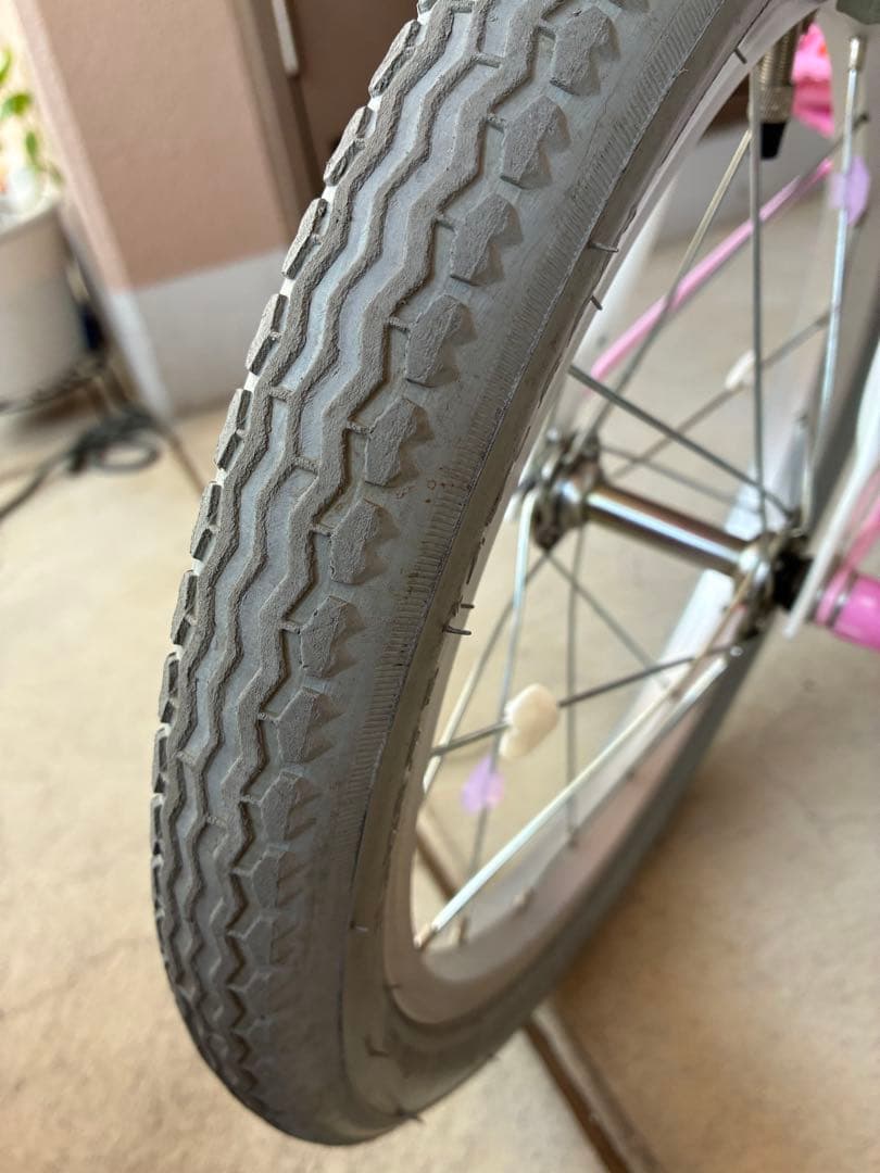 【引取限定】 16インチ　ミニーマウスポルカドット　子供用自転車