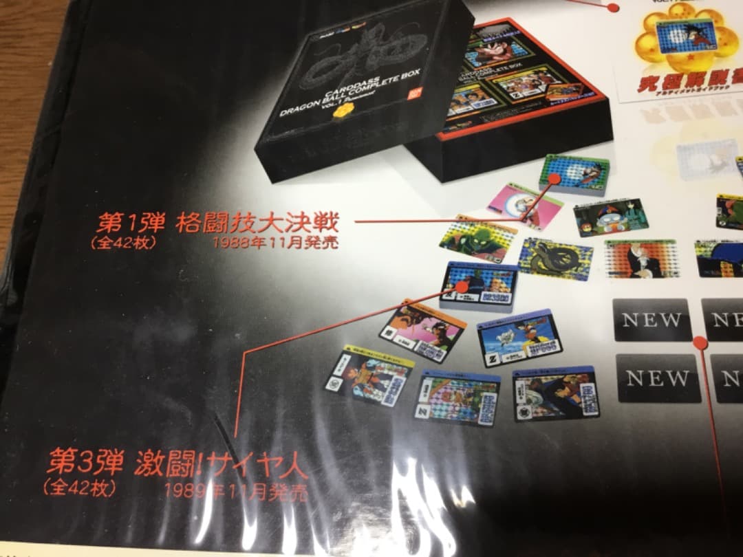 新品未開封　2008 カードダスドラゴンボール　コンプリートボックス　VOL.1