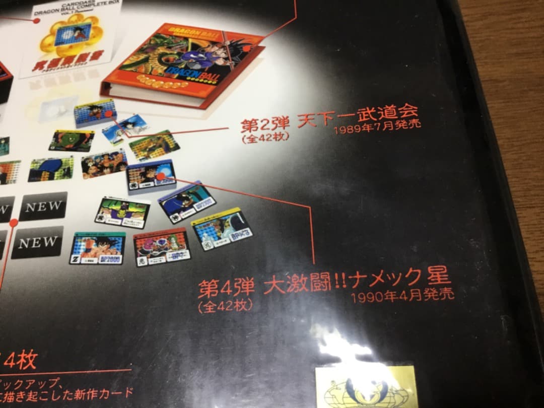新品未開封　2008 カードダスドラゴンボール　コンプリートボックス　VOL.1