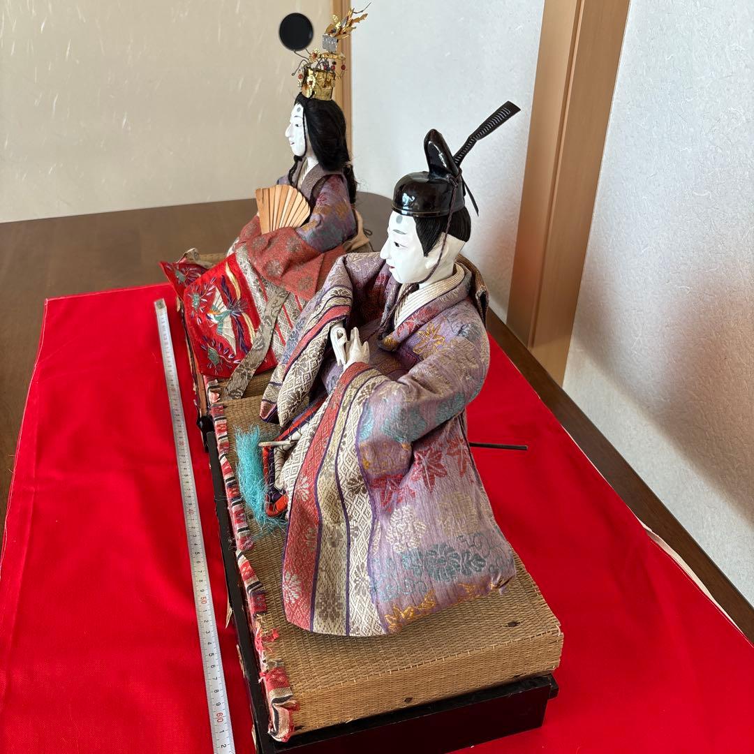 大正 昭和初期 雛人形 アンティーク 骨董 レトロ 戦前 ひな人形