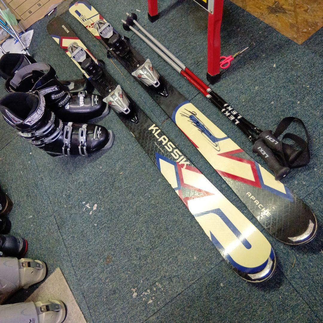 160cmメンテナス済 靴…ストック…ケース付