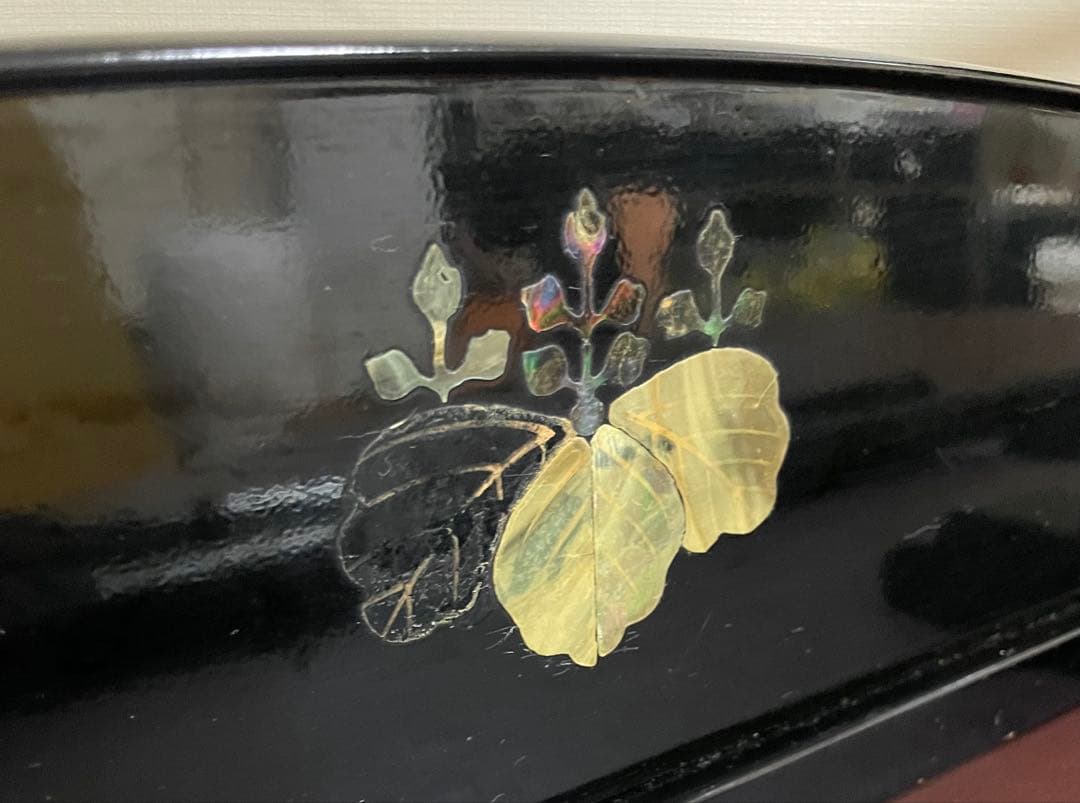 模造刀　居合刀　刀掛け　螺鈿　武具　v311