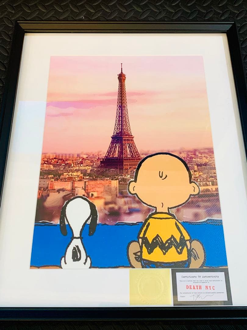 世界限定100点　正規品DEATH NYC ポップアート パリ エッフェル塔