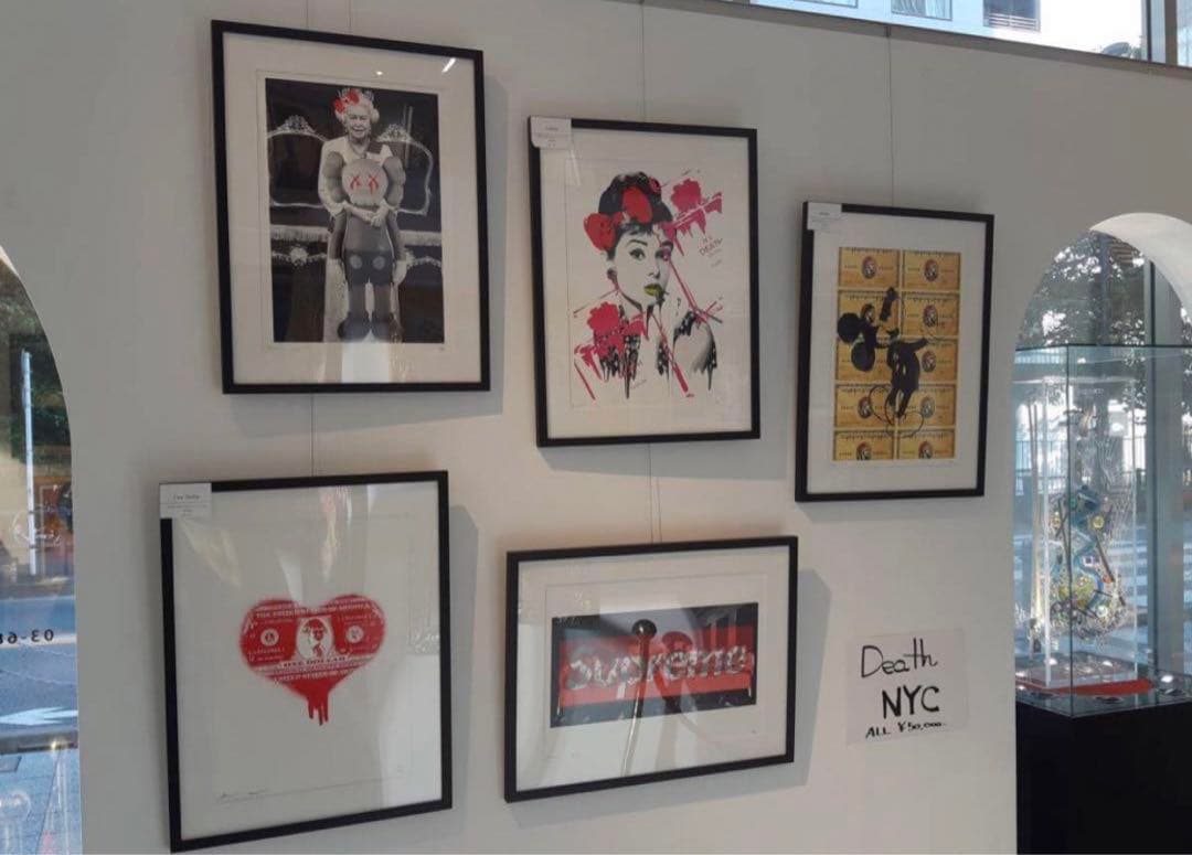 世界限定100点　正規品DEATH NYC ポップアート パリ エッフェル塔