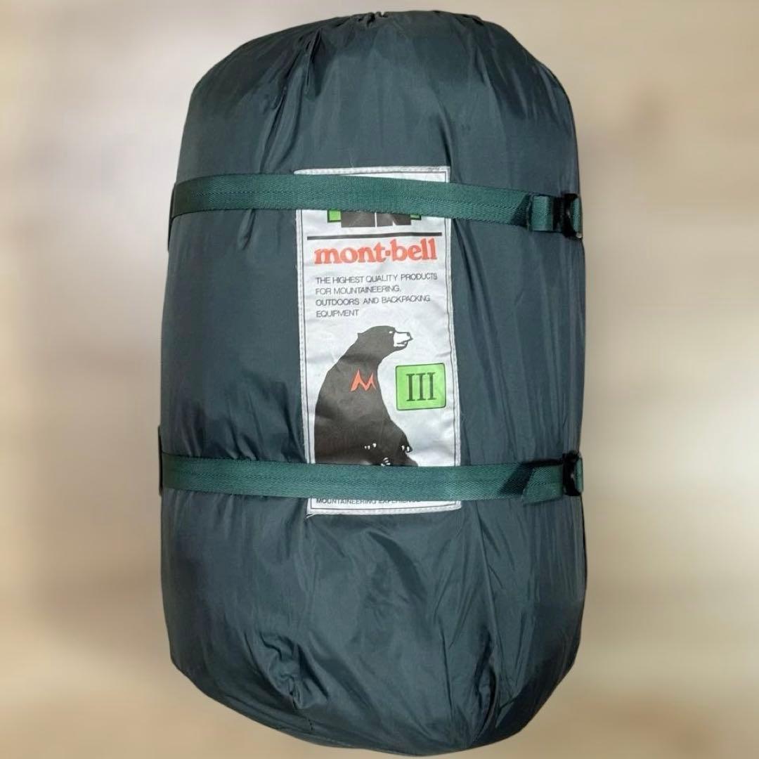 【純正シート付】極美品 モンベル ムーンライトテント3型 アイボリー 廃盤 希少