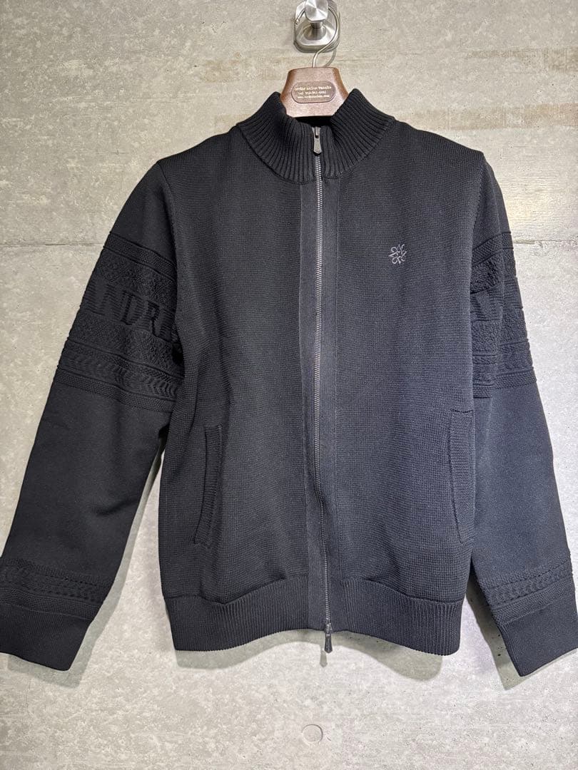 St ANDREWS ブラック ジップアップジャケット Mサイズ
