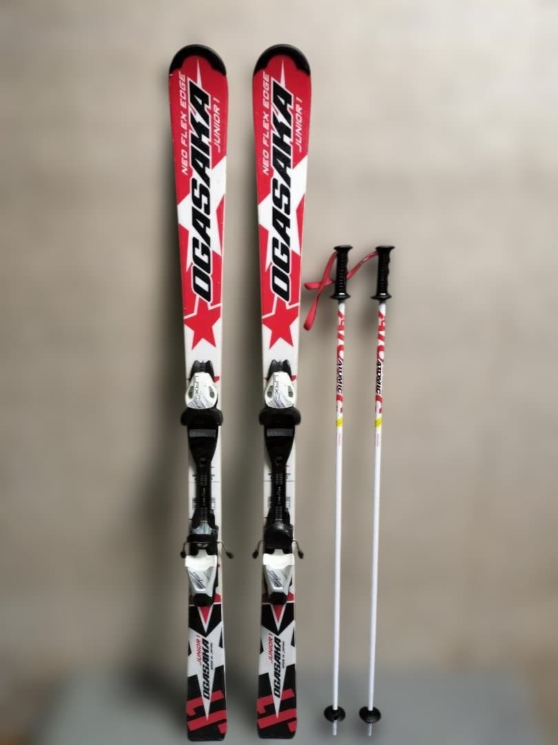 【高級モデル】OGASAKA オガサカ ジュニアスキーセット 140cm