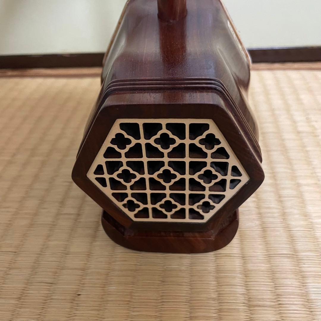 二胡 名師堂 紅壇 弓＆ケース付き