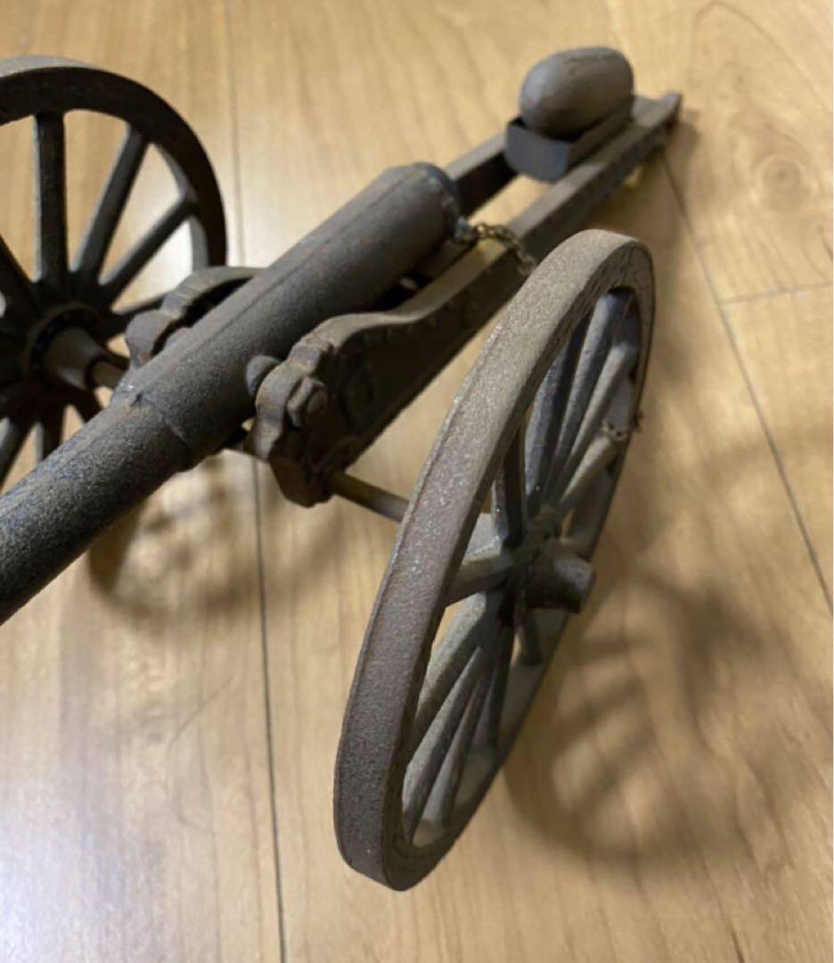 大砲 金属製 現壯品 置物 骨董品 年代不明