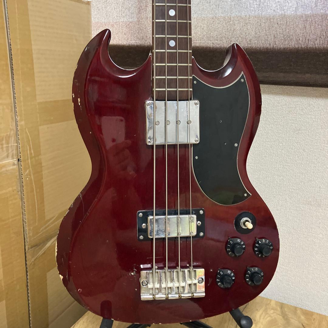 ビンテージ グレコ グネコ EB-350音出しOK　ハードケース付　中古品