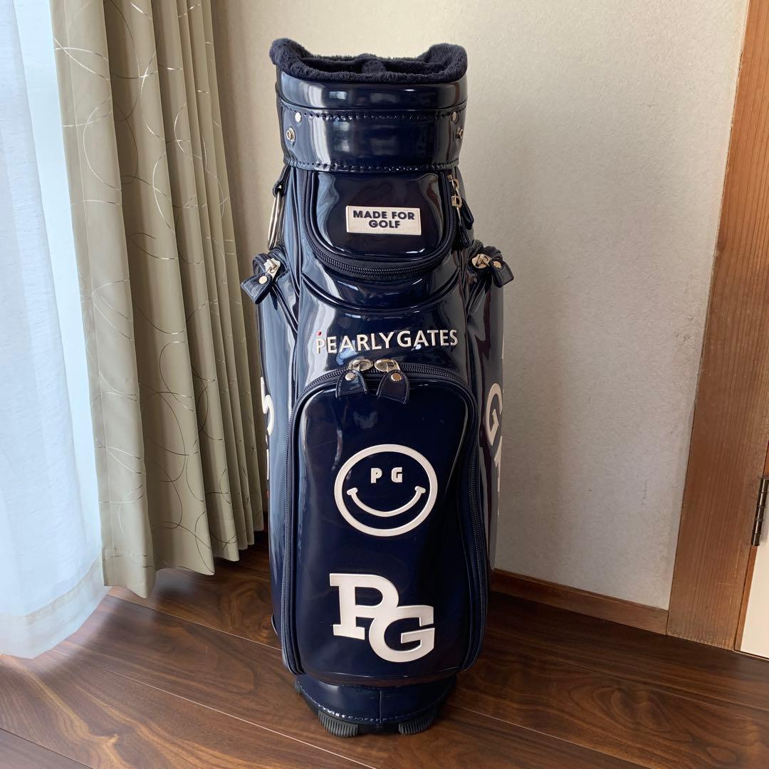 PEARLY GATES ネイビーキャディバッグ