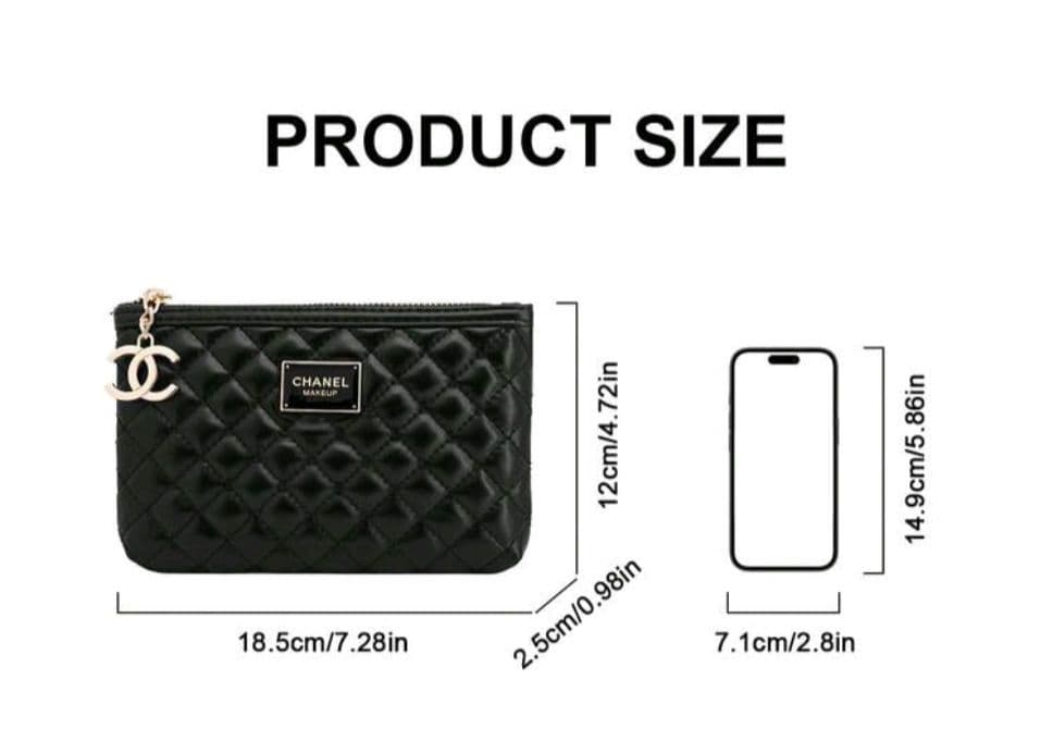 希少 新品 CHANEL ノベルティ ポーチ キルティング保存袋、箱付き