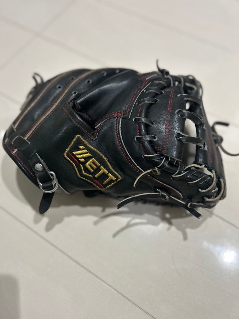 ZETT プロステイタス　硬式グローブ ブラック キャッチャーミット