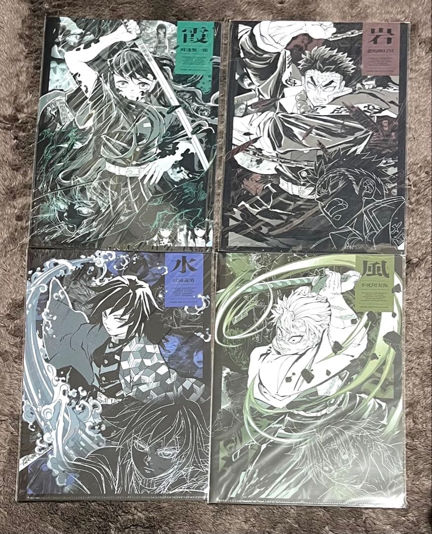 鬼滅の刃 柱展 アートビジュアルA4クリアファイル未開封　コンプリート