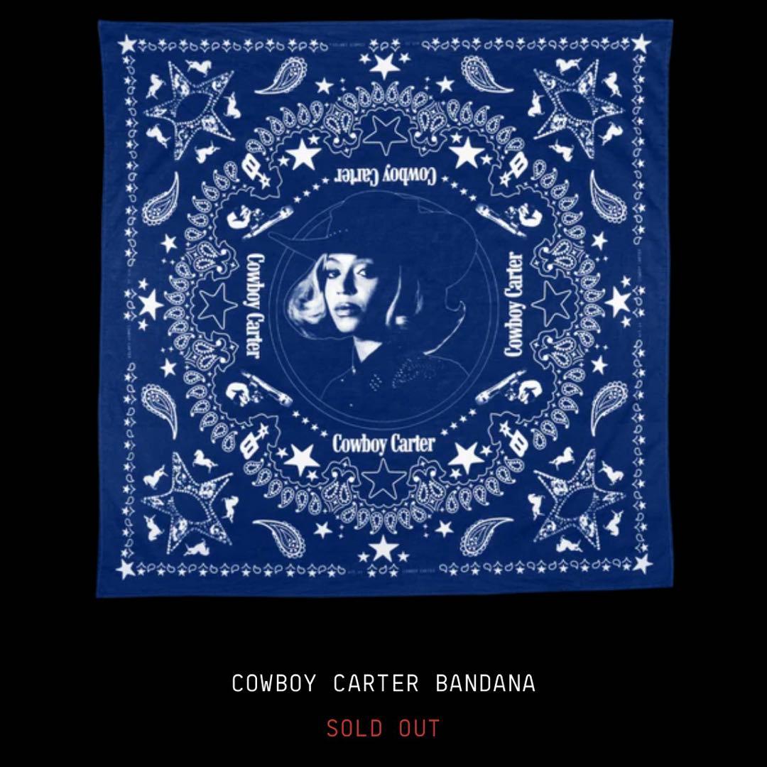 Beyoncé　Cowboy Carter　ビヨンセ　バンダナ