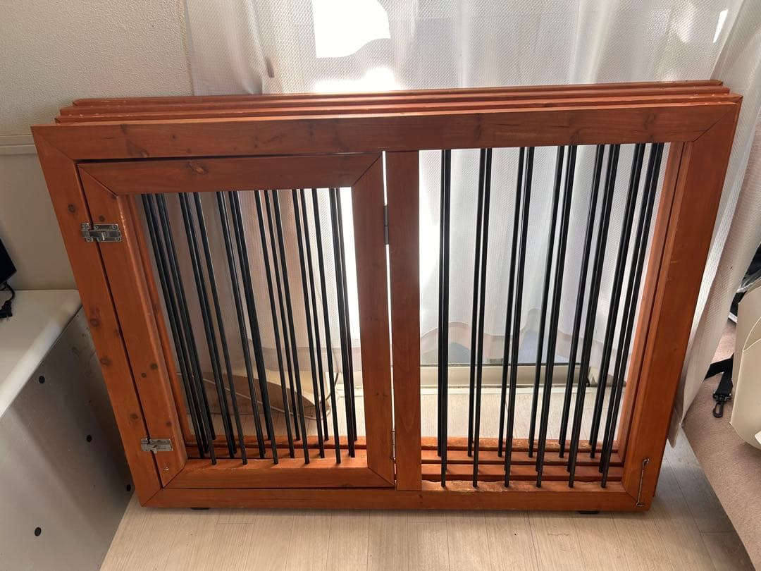 大型犬 中型犬 ペットサークル 木製フレーム