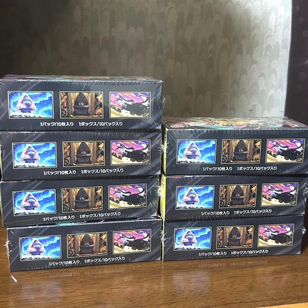 ポケモンカード　メガドリームex　シュリンク付　７box