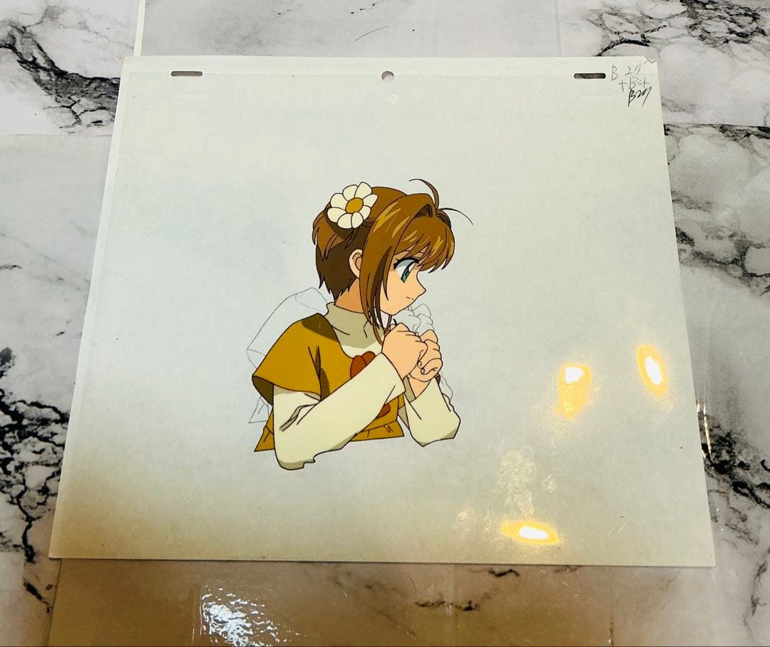 カードキャプターさくら　セル画　さくらちゃん　苺鈴ちゃん　ケロちゃん　3枚セット