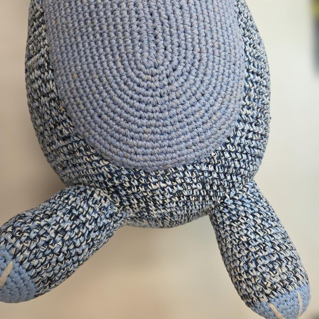 anne-claire petit 巨大編み物ぬいぐるみ