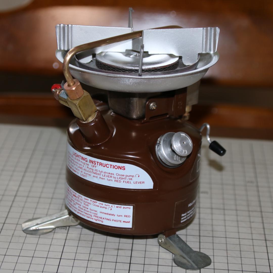 超美品　希少　ヴィンテージ　コールマン 400 茶ピーク１　No.37