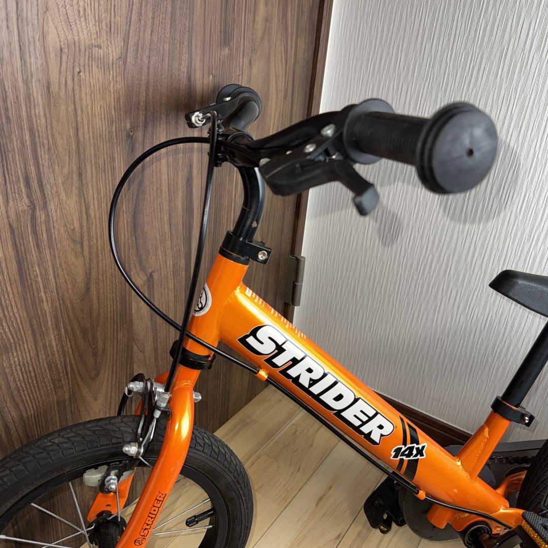 STRIDER 14x ストライダー　オレンジ ペダル付き　オプション有り