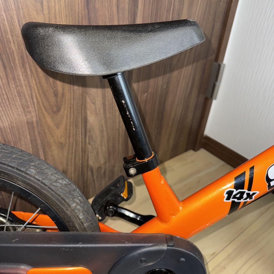 STRIDER 14x ストライダー　オレンジ ペダル付き　オプション有り