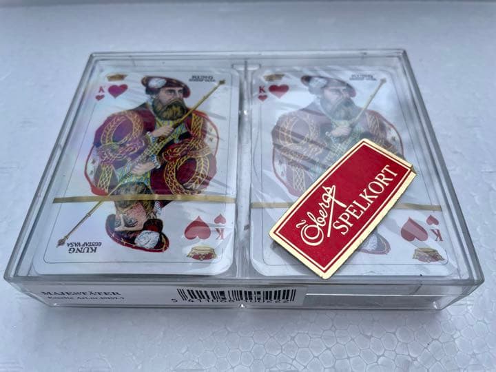 ビンテージトランプカード Oberg's Spelkort 2デッキ