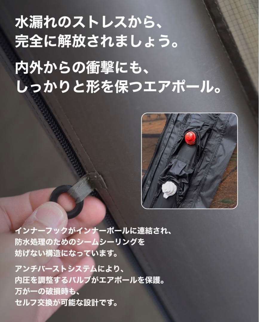 URBANSIDE EASY-BUNKER テント 5.6x4.5m ②