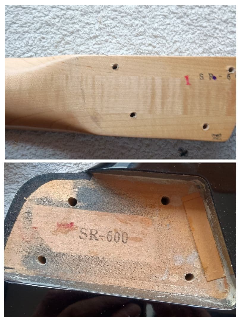 Ibanez SR-600ブラックエレキベース 4弦 MADE IN JAPAN