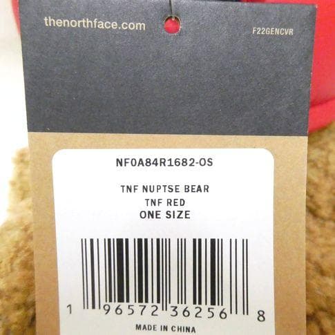 ザ ノースフェイス TNF ヌプシベア ぬいぐるみ 赤 レッド