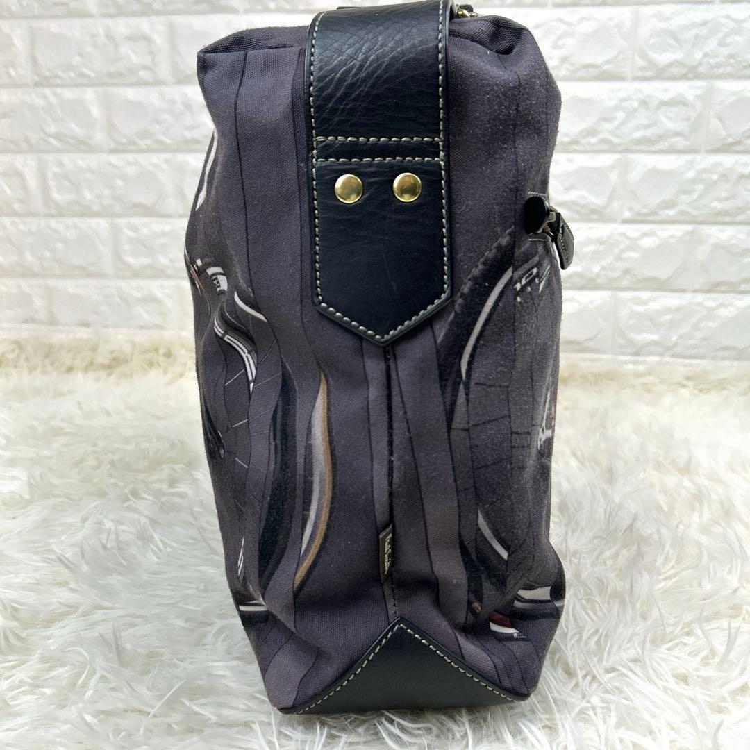 ポールスミス ショルダーバッグ自転車柄 A4対応 斜め掛けOK 保管袋付き