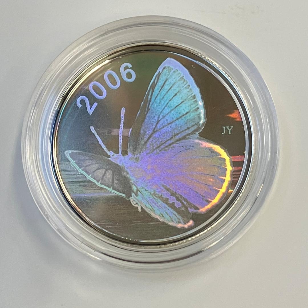 カナダ王立造幣局発行 バタフライコレクション 50セント銀貨 2006年