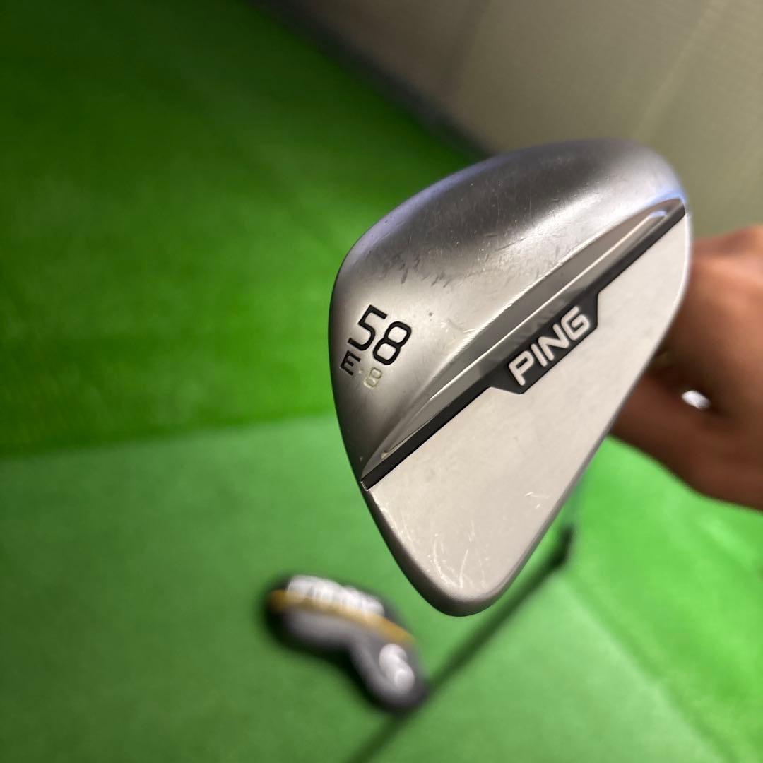 限定割引！PING ウェッジ S159 58°モーダス115R 右打 カバー有