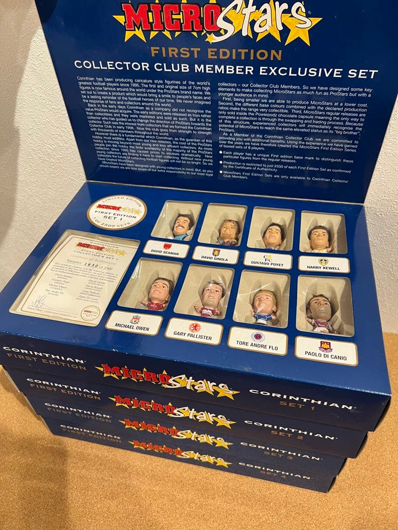 コリンシアン　サッカー　フィギュア　4箱セット