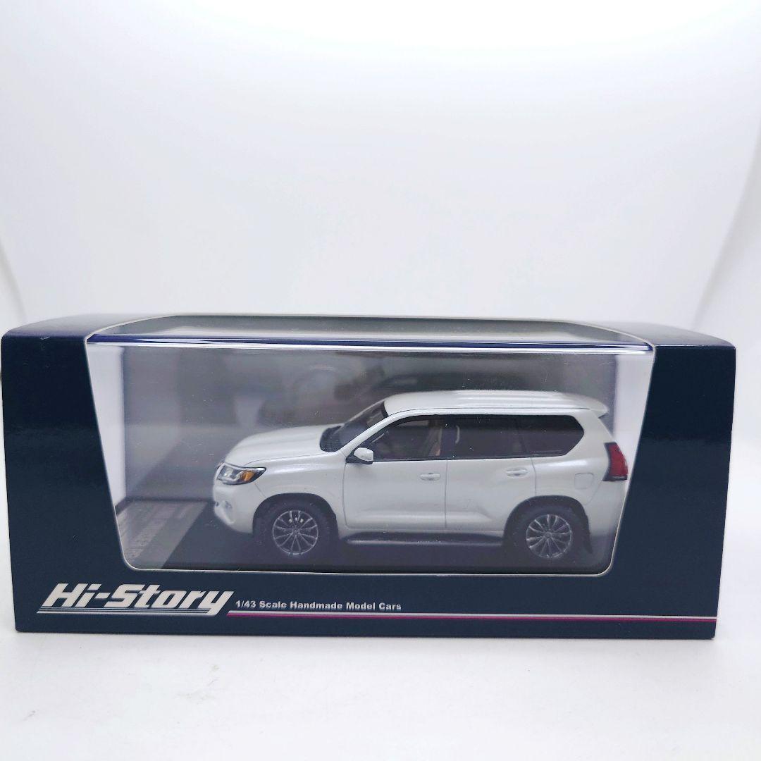 ハイストーリー 1/43 トヨタ ランドクルーザープラド ホワイト