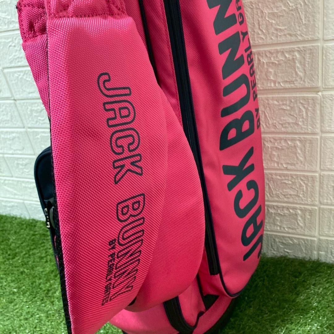 【美品】JACK BUNNY ジャックバーニー　ピンク キャディバッグ