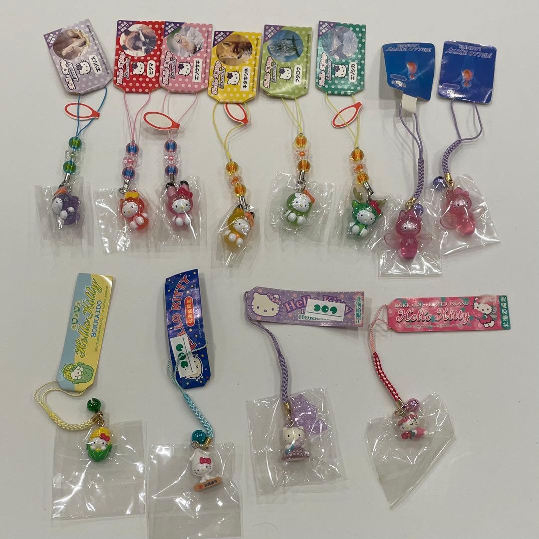 シ*」様 【希少 レア 含】ご当地キティ 54点まとめ売り 根付 ストラップ ハ