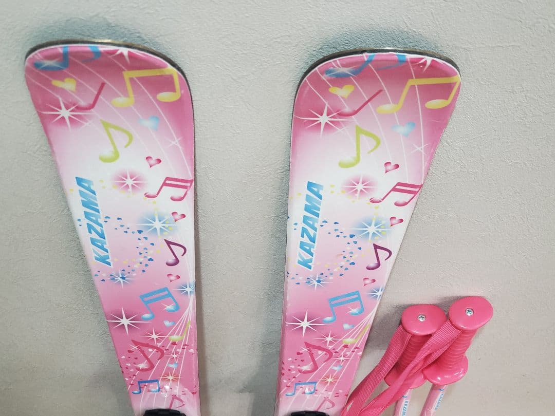 KAZAMA子供用 スキーセット 126cm　ブーツ 23cm