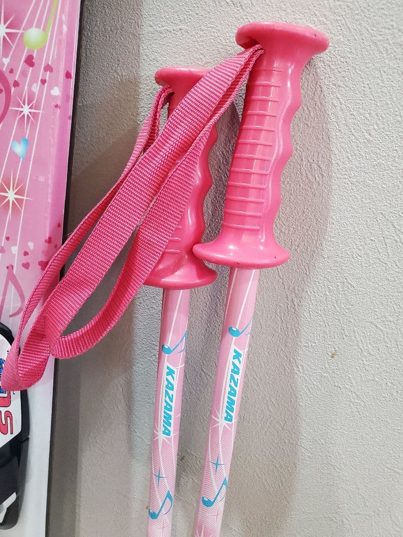 KAZAMA子供用 スキーセット 126cm　ブーツ 23cm