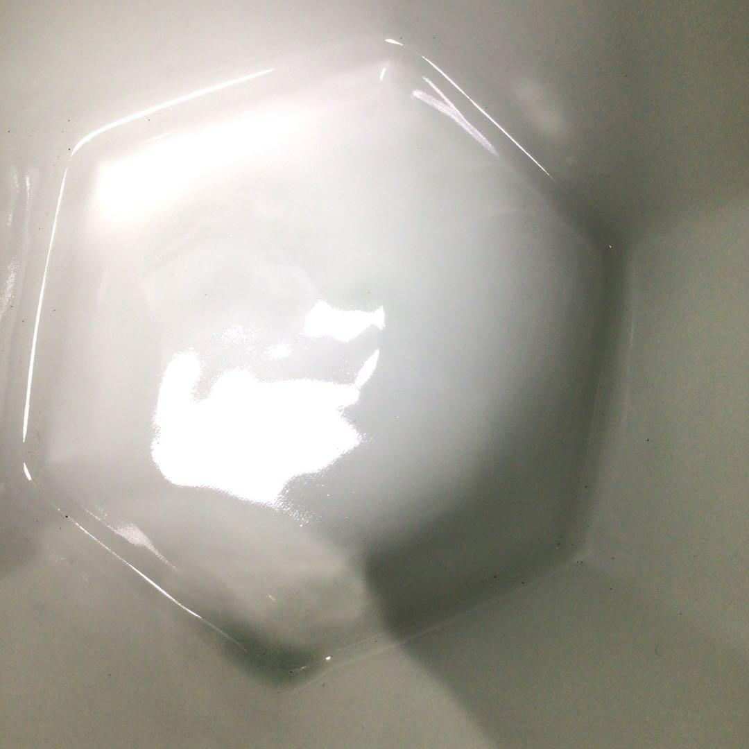 Ｐ３２４　水指　『平安　手塚玉堂造』『染付赤絵』『六角水指』　共箱　茶道具