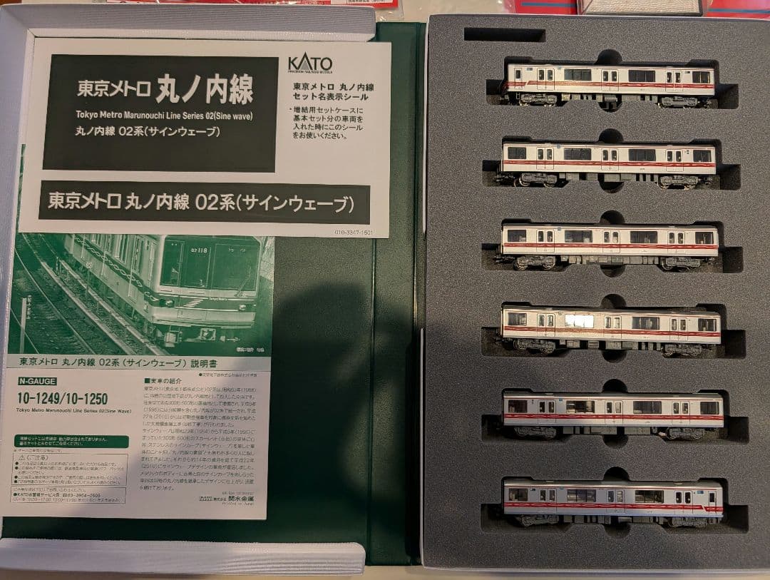 KATO 東京メトロ 丸ノ内線 02系 サンウェーブ 6両セット グッツセット