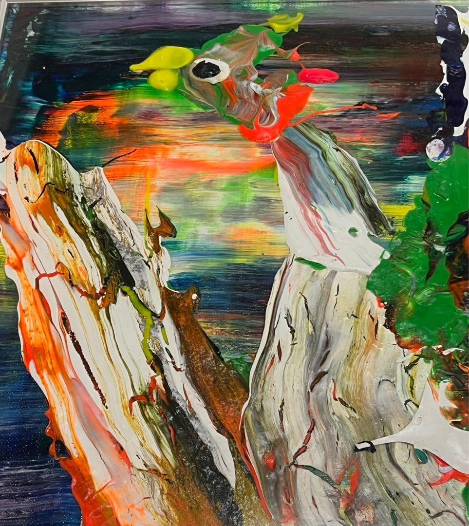 杉田陽平　「小さな、小さな、火の鳥」2008制作　油彩画