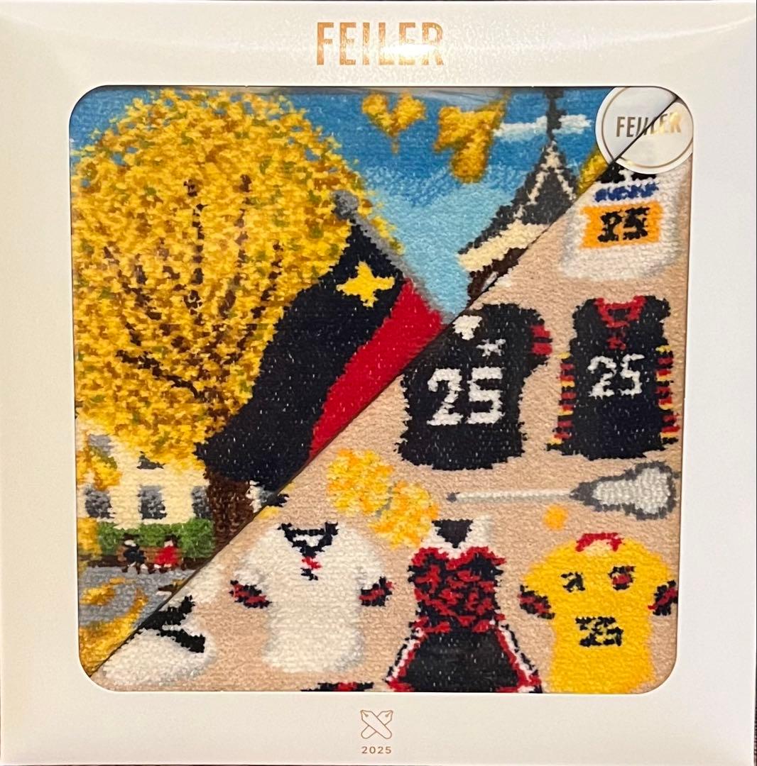 (非売品)慶應連合三田会2025 フェイラーコラボタオルハンカチ