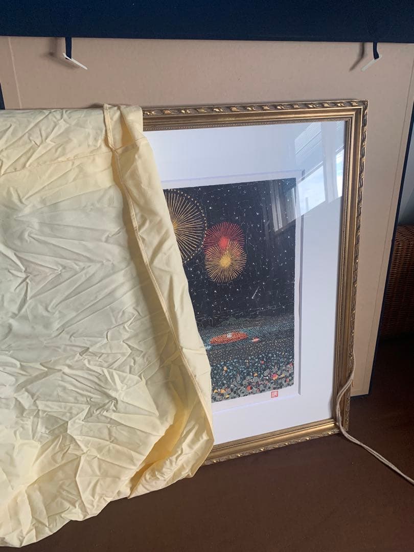 【最終値引き】山下清リトグラフ花火エディション印あり