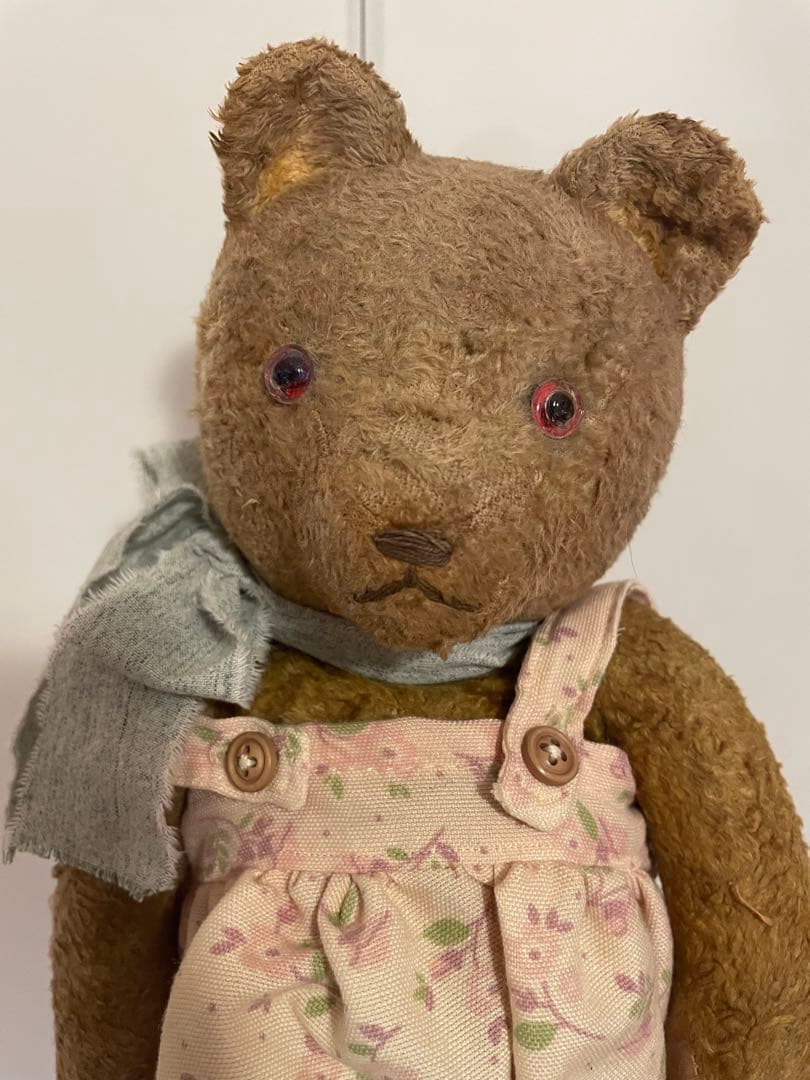 茶色のクマのぬいぐるみ　ビンテージベア