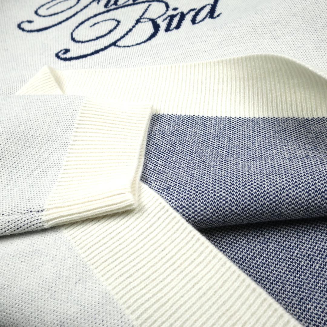 adabat 櫻井貴史コラボニットFlewlikeabird 白 M