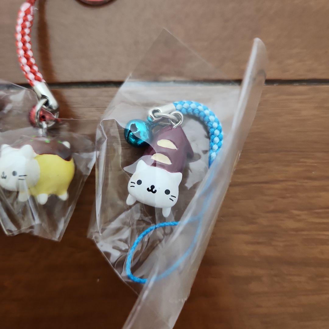 にゃんにゃんにゃんこ　マスコットストラップ 3個セット
