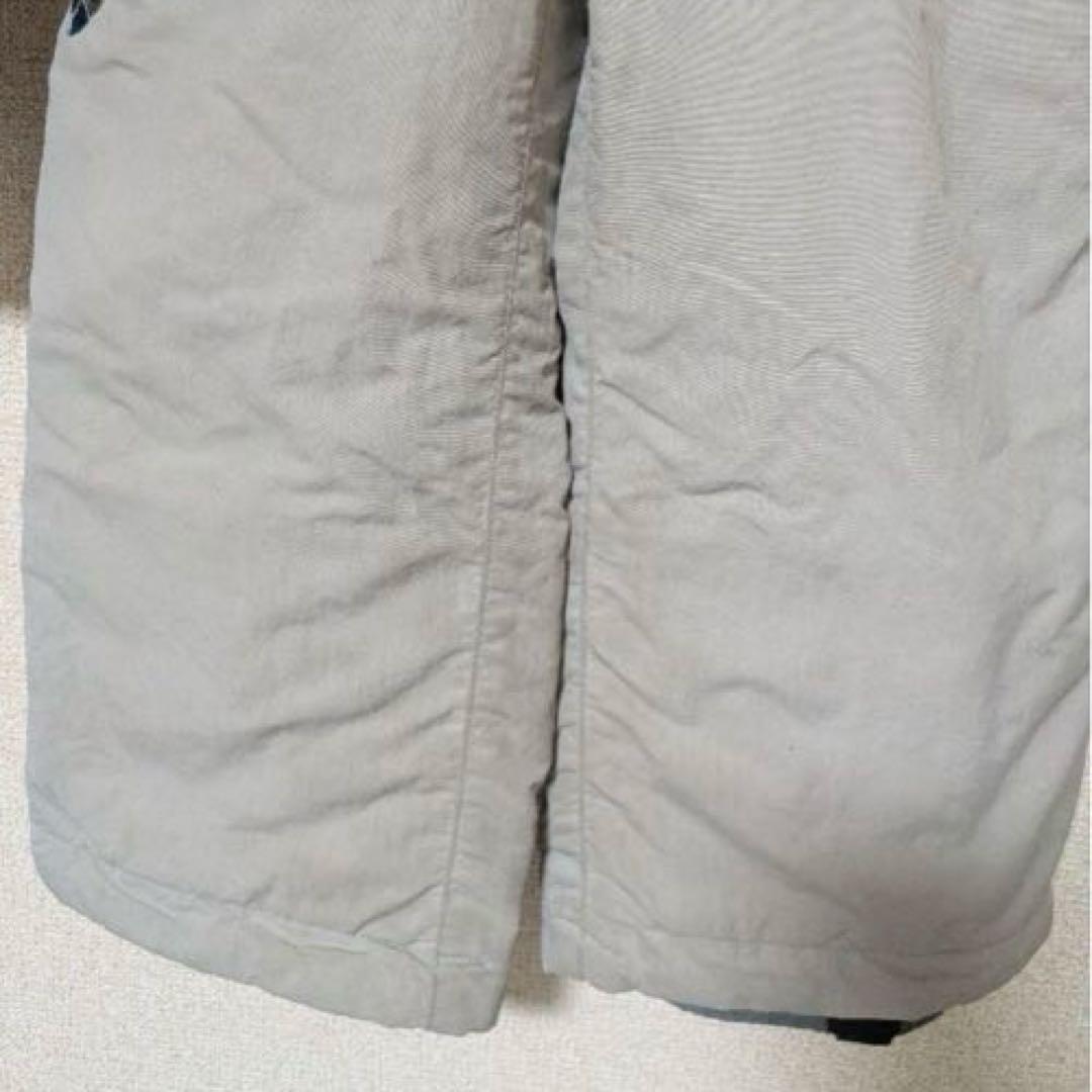 【mont-bell】子ども用スノーウェア 120 赤/グレー