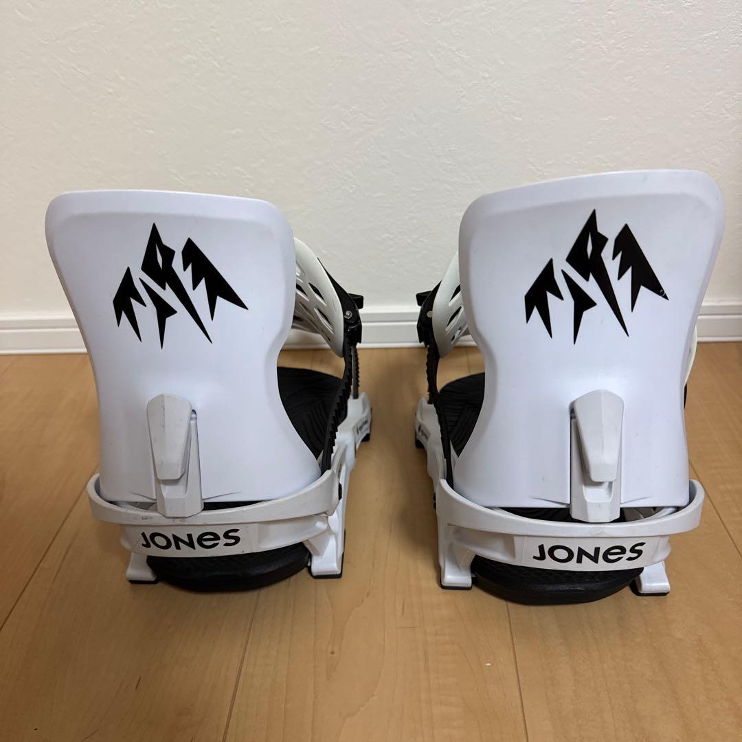 JONES スノーボードビンディング ホワイト　Mサイズ