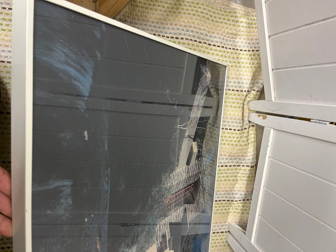 送料込み！フランク・ロイド・ライト　 落水荘 額装　巨大　パネル　ポスター